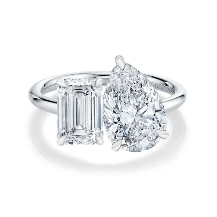 Twice The Ice Two Stone Engagement Ring