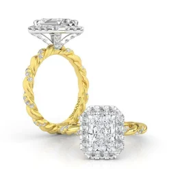 Twist of Fate Radiant Engagement Ring