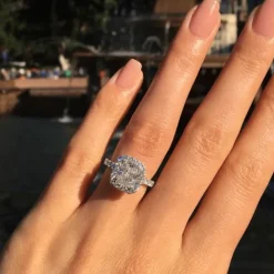 Valeria Cushion Engagement Ring