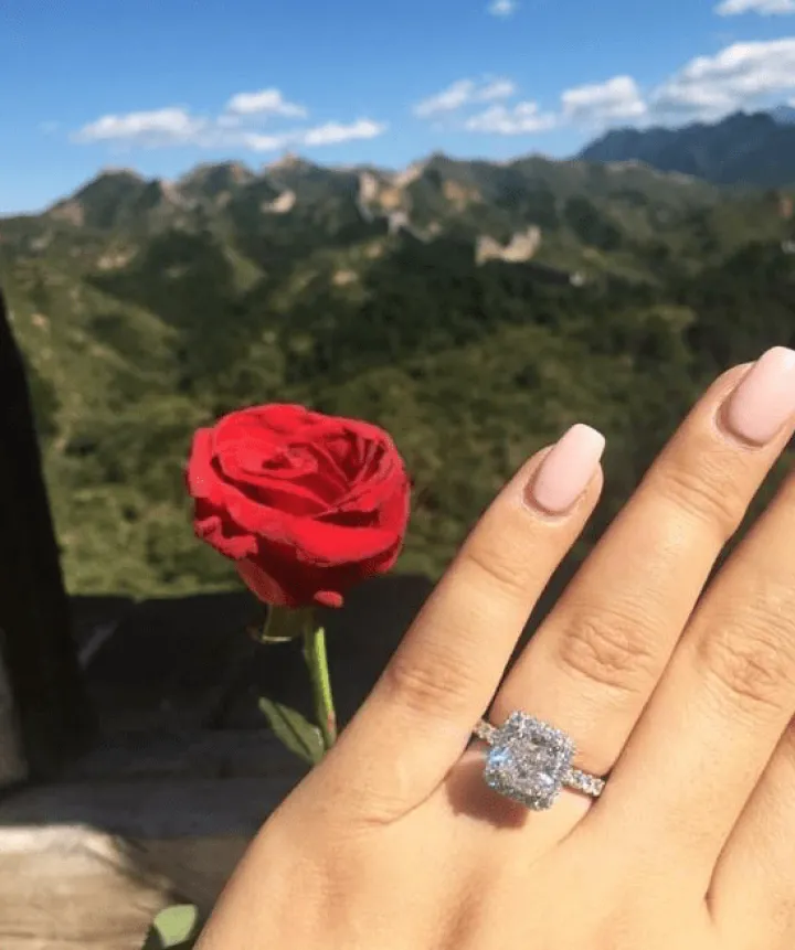 Valeria Cushion Engagement Ring