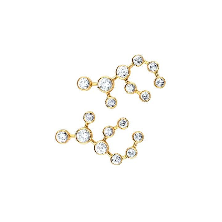 Virgo Diamond Constellation Studs