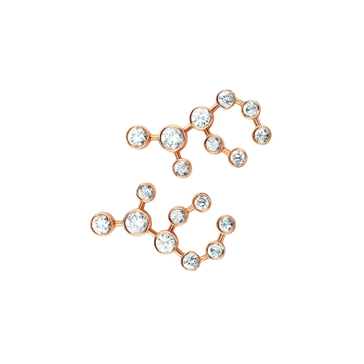 Virgo Diamond Constellation Studs