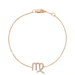 Virgo Diamond Zodiac Bracelet