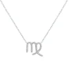 Virgo Diamond Zodiac Necklace