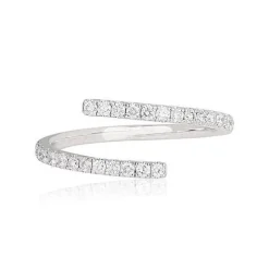 Wave Diamond Ring