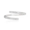 Wave Lab Grown Diamond Ring