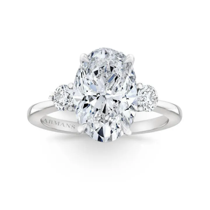 Whitney Three Stone Engagement Ring