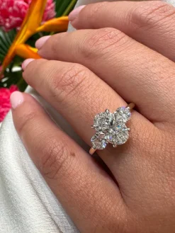 Whitney Three Stone Engagement Ring