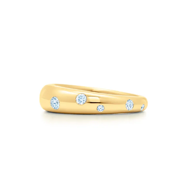 Wondering Diamonds Gold Ring