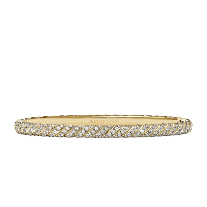 Woven Pavé Diamond Bracelet
