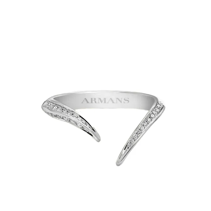 Wrap Diamond Wedding Band