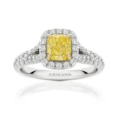 Yellow Glow Engagement Ring